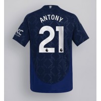 Camisa de time de futebol Manchester United Antony #21 Replicas 2º Equipamento 2024-25 Manga Curta